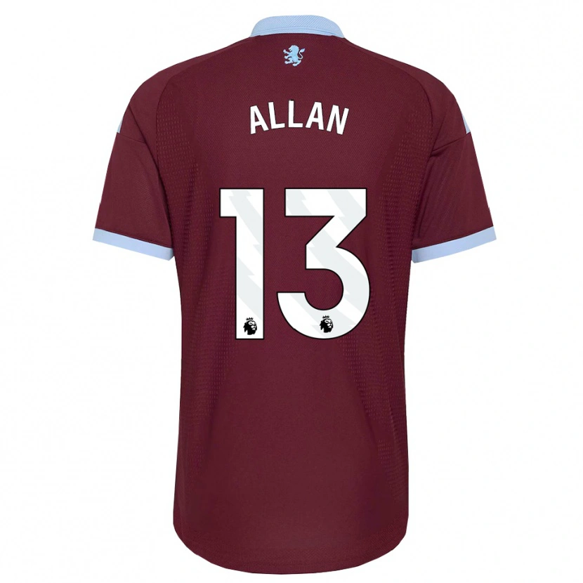 Danxen Kinder Jack Allan #13 Kornblumenblau Burgund Heimtrikot Trikot 2026/27 T-Shirt Österreich