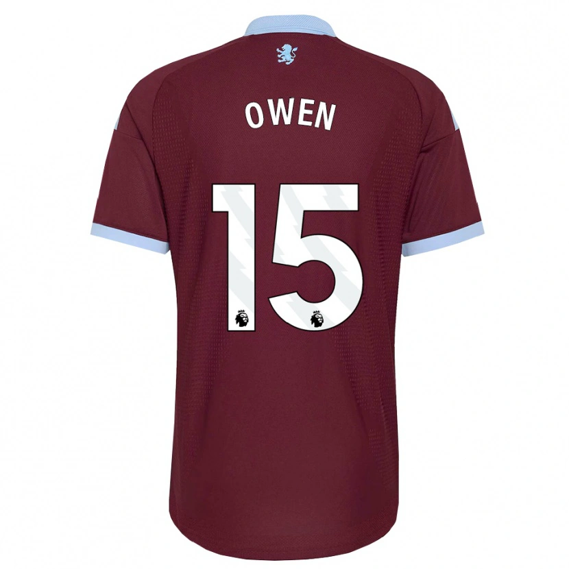 Danxen Kinder Curtis Owen #15 Kornblumenblau Burgund Heimtrikot Trikot 2026/27 T-Shirt Österreich