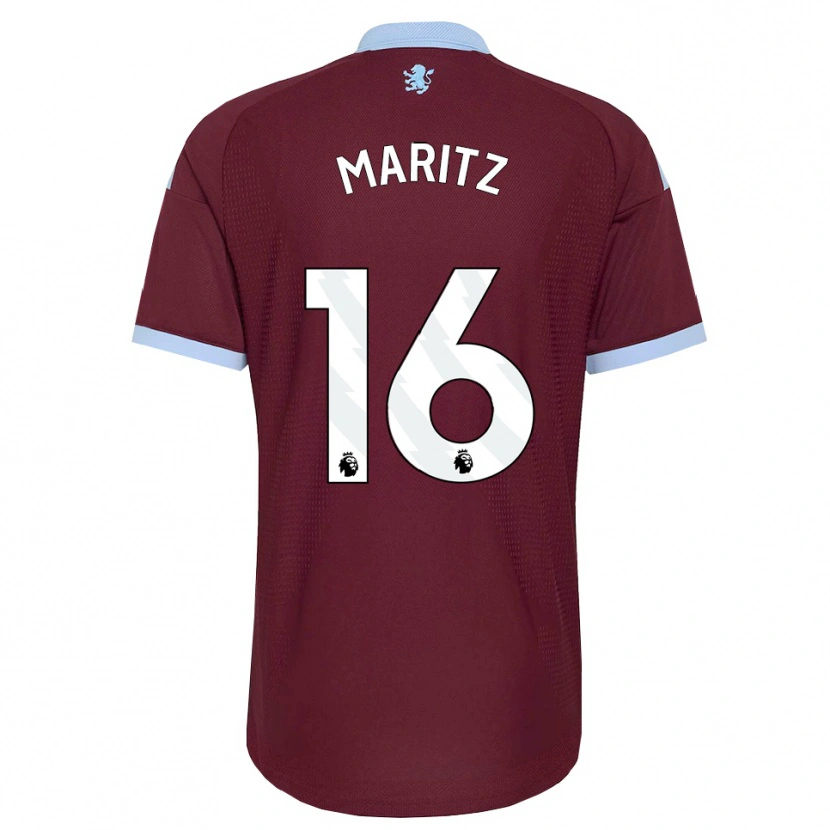 Danxen Kinder Noelle Maritz #16 Kornblumenblau Burgund Heimtrikot Trikot 2026/27 T-Shirt Österreich
