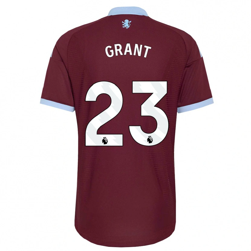 Danxen Kinder Chasity Grant #23 Kornblumenblau Burgund Heimtrikot Trikot 2026/27 T-Shirt Österreich