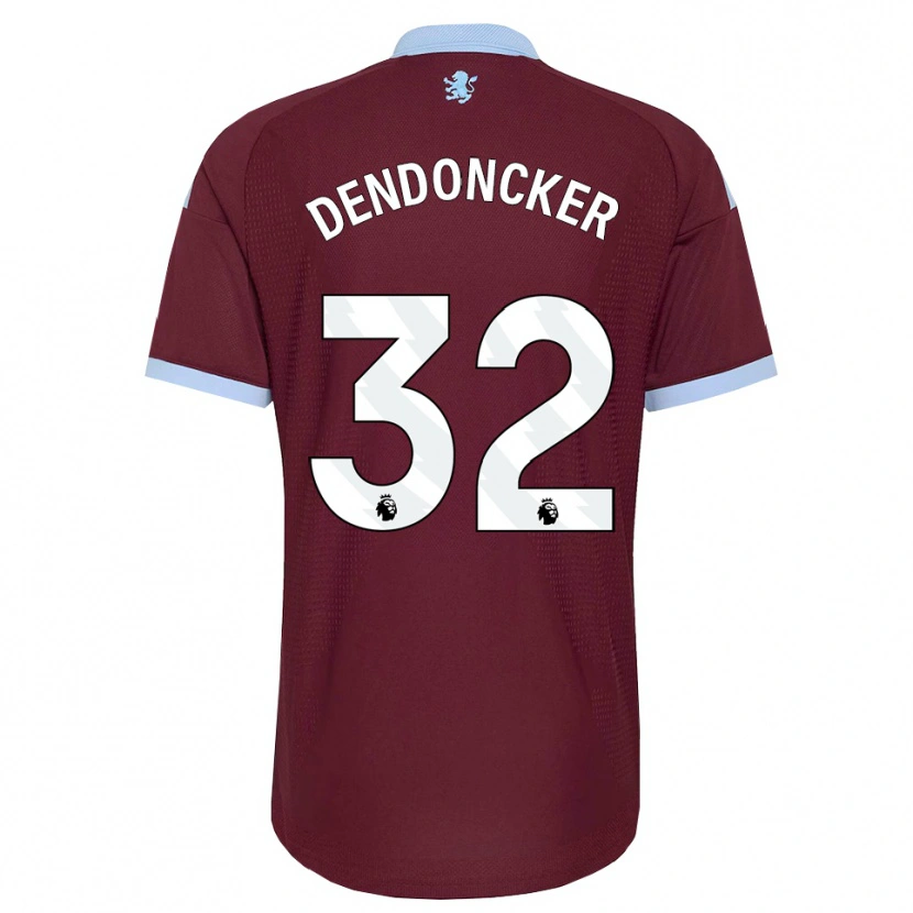 Danxen Kinder Leander Dendoncker #32 Kornblumenblau Burgund Heimtrikot Trikot 2026/27 T-Shirt Österreich