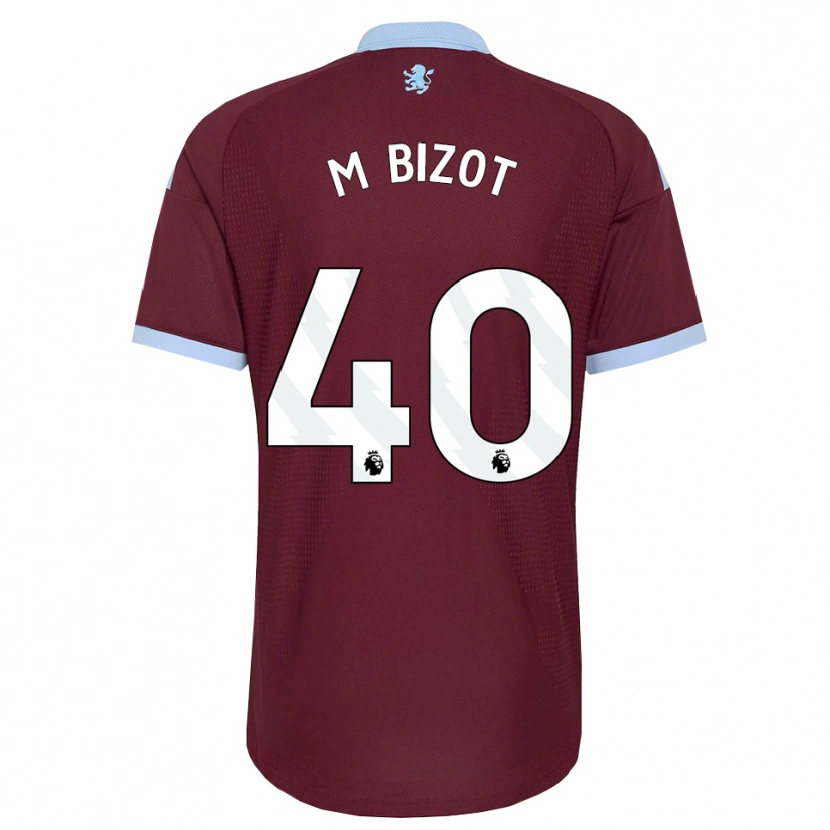 Danxen Kinder Marco Bizot #40 Kornblumenblau Burgund Heimtrikot Trikot 2026/27 T-Shirt Österreich