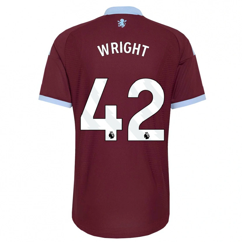Danxen Kinder James Wright #42 Kornblumenblau Burgund Heimtrikot Trikot 2026/27 T-Shirt Österreich