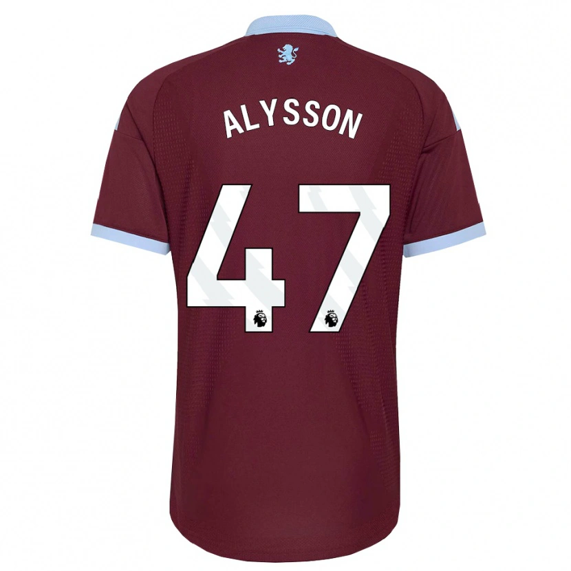 Danxen Kinder Alysson Edward Franco Da Rocha #47 Kornblumenblau Burgund Heimtrikot Trikot 2026/27 T-Shirt Österreich