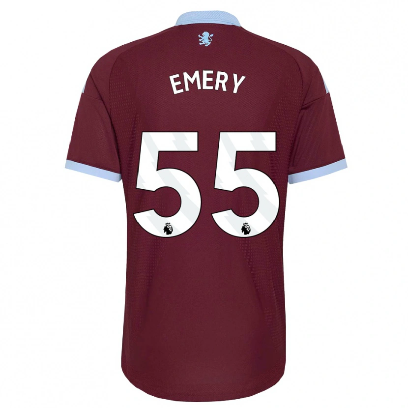 Danxen Kinder Lander Emery #55 Kornblumenblau Burgund Heimtrikot Trikot 2026/27 T-Shirt Österreich
