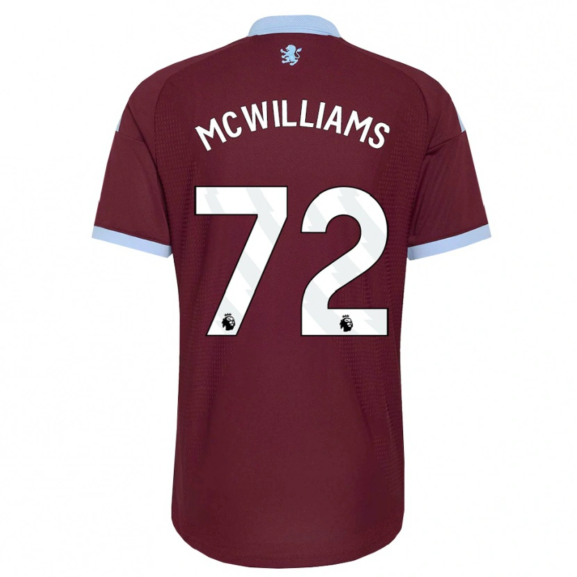 Danxen Kinder Ashton Mcwilliams #72 Kornblumenblau Burgund Heimtrikot Trikot 2026/27 T-Shirt Österreich