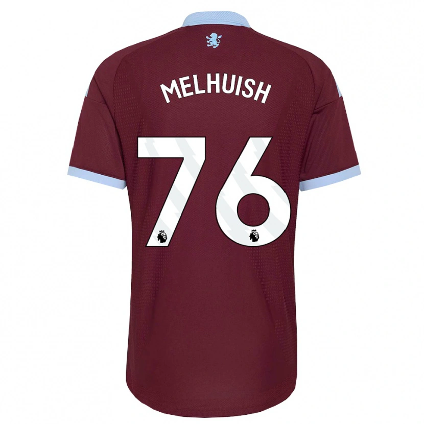 Danxen Kinder Lennon Melhuish #76 Kornblumenblau Burgund Heimtrikot Trikot 2026/27 T-Shirt Österreich