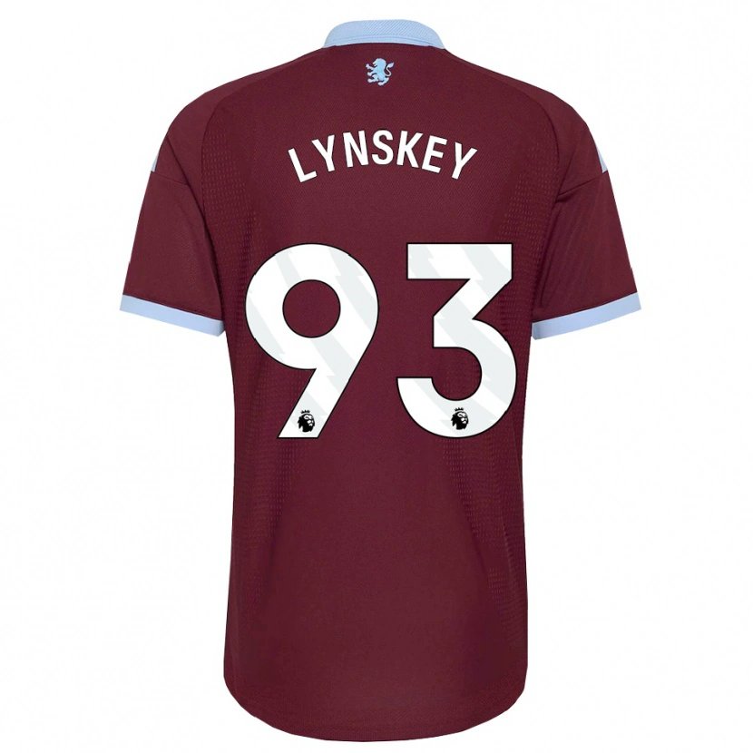 Danxen Kinder Alfie Lynskey #93 Kornblumenblau Burgund Heimtrikot Trikot 2026/27 T-Shirt Österreich