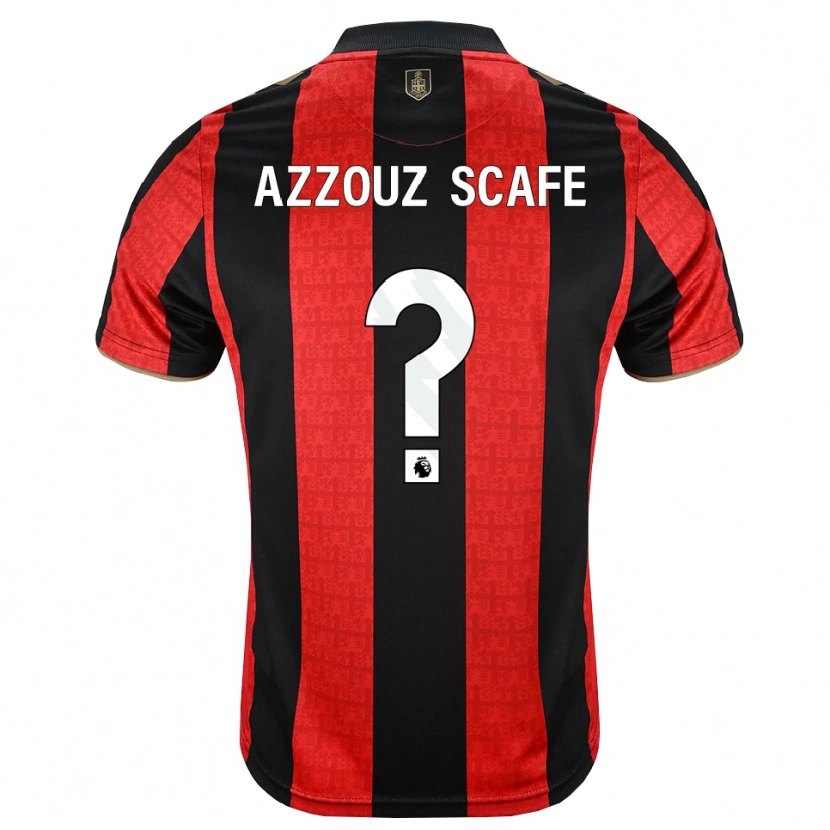 Danxen Kinder Jaheim Azzouz Scafe #0 Goldgelb Rot Schwarz Heimtrikot Trikot 2026/27 T-Shirt Österreich