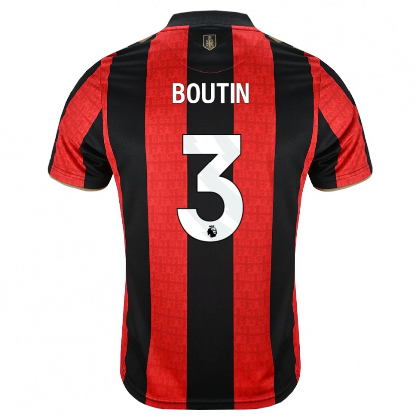 Danxen Kinder Noa Boutin #3 Goldgelb Rot Schwarz Heimtrikot Trikot 2026/27 T-Shirt Österreich
