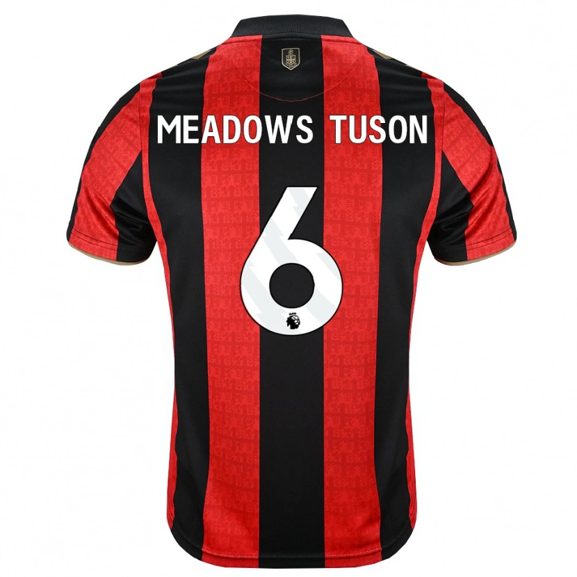 Danxen Kinder Freya Meadows Tuson #6 Goldgelb Rot Schwarz Heimtrikot Trikot 2026/27 T-Shirt Österreich