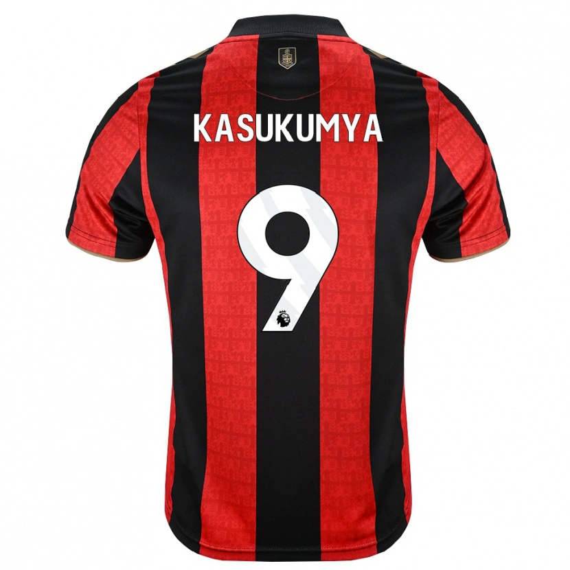 Danxen Kinder Kashanga Kasukumya #9 Goldgelb Rot Schwarz Heimtrikot Trikot 2026/27 T-Shirt Österreich