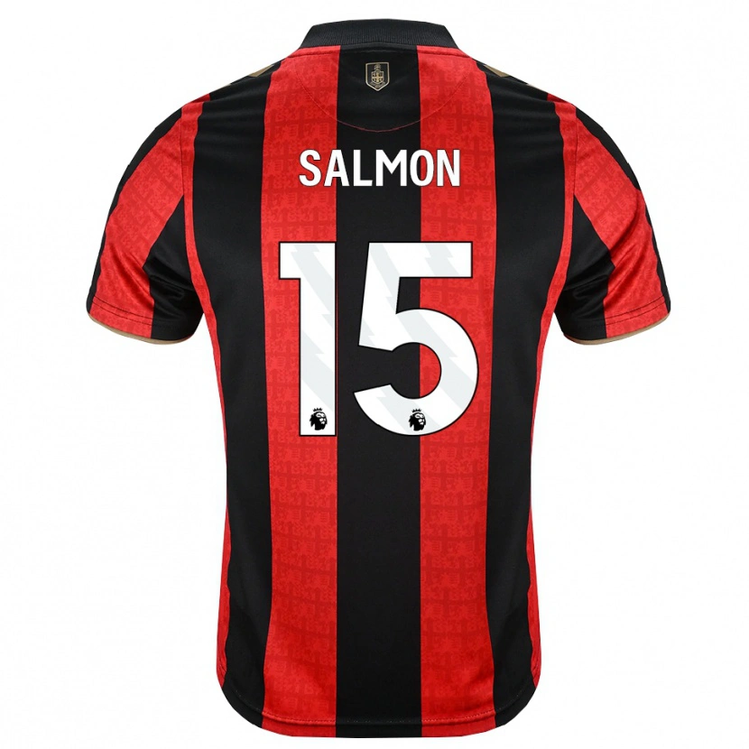 Danxen Kinder Josh Salmon #15 Goldgelb Rot Schwarz Heimtrikot Trikot 2026/27 T-Shirt Österreich