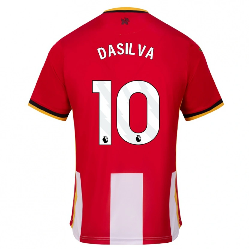 Danxen Kinder Josh Dasilva #10 Gelb Schwarz Rot Heimtrikot Trikot 2026/27 T-Shirt Österreich