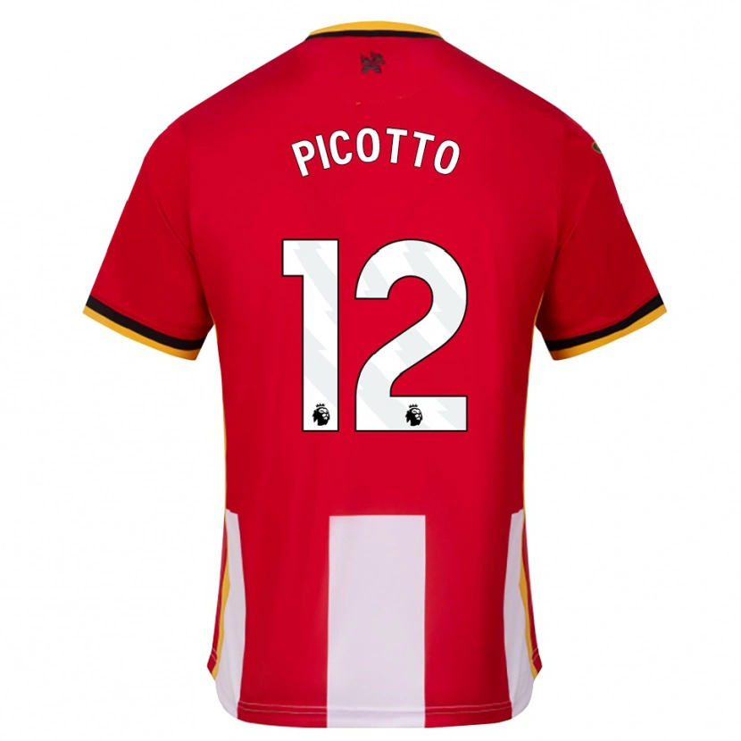 Danxen Kinder Luca Picotto #12 Gelb Schwarz Rot Heimtrikot Trikot 2026/27 T-Shirt Österreich