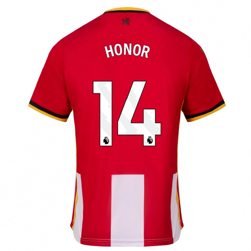Danxen Kinder Otis Honor #14 Gelb Schwarz Rot Heimtrikot Trikot 2026/27 T-Shirt Österreich