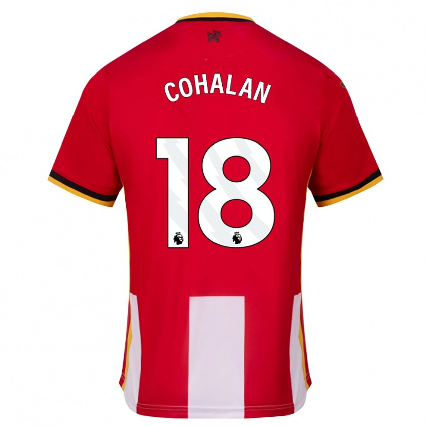 Danxen Kinder Chris Cohalan #18 Gelb Schwarz Rot Heimtrikot Trikot 2026/27 T-Shirt Österreich