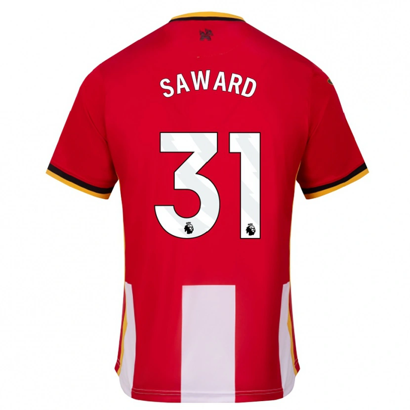 Danxen Kinder Sammie Saward #31 Gelb Schwarz Rot Heimtrikot Trikot 2026/27 T-Shirt Österreich