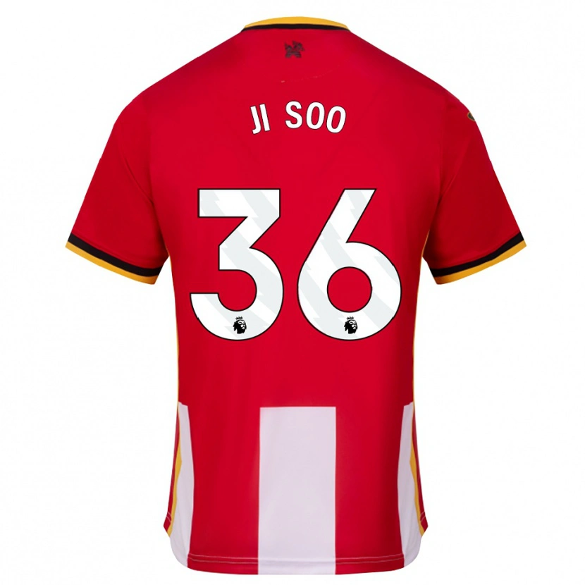 Danxen Kinder Ji-Soo Kim #36 Gelb Schwarz Rot Heimtrikot Trikot 2026/27 T-Shirt Österreich