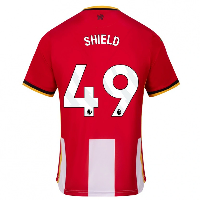 Danxen Kinder Ollie Shield #49 Gelb Schwarz Rot Heimtrikot Trikot 2026/27 T-Shirt Österreich