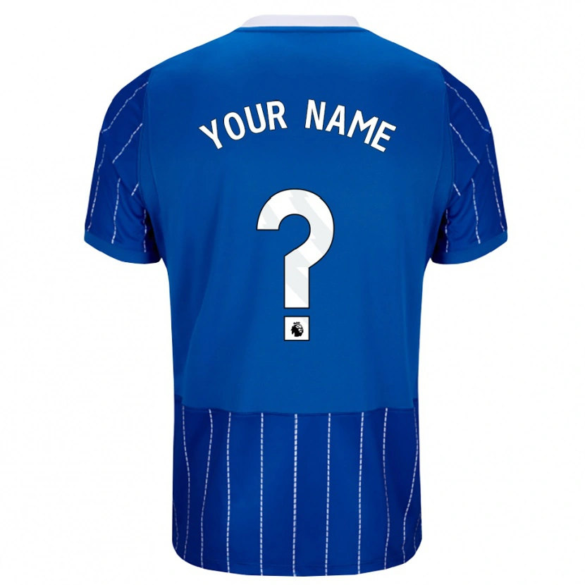 Danxen Kinder Ihren Namen #0 Mittelblau Weiß Heimtrikot Trikot 2026/27 T-Shirt Österreich