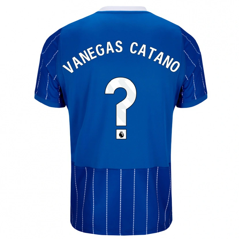 Danxen Kinder Manuela Vanegas Catano #0 Mittelblau Weiß Heimtrikot Trikot 2026/27 T-Shirt Österreich