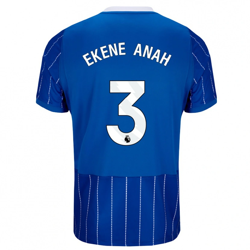 Danxen Kinder Cristiano Ekene Anah #3 Mittelblau Weiß Heimtrikot Trikot 2026/27 T-Shirt Österreich