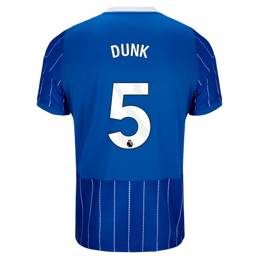Danxen Kinder Lewis Dunk #5 Mittelblau Weiß Heimtrikot Trikot 2026/27 T-Shirt Österreich