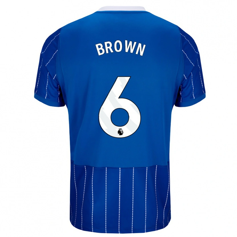 Danxen Kinder Harrison Brown #6 Mittelblau Weiß Heimtrikot Trikot 2026/27 T-Shirt Österreich