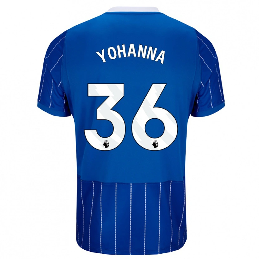 Danxen Kinder Zadok Yohanna #36 Mittelblau Weiß Heimtrikot Trikot 2026/27 T-Shirt Österreich