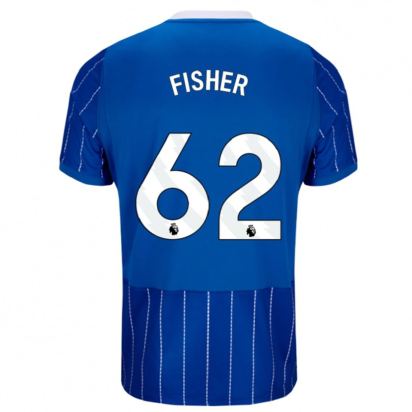 Danxen Kinder Hugo Fisher #62 Mittelblau Weiß Heimtrikot Trikot 2026/27 T-Shirt Österreich