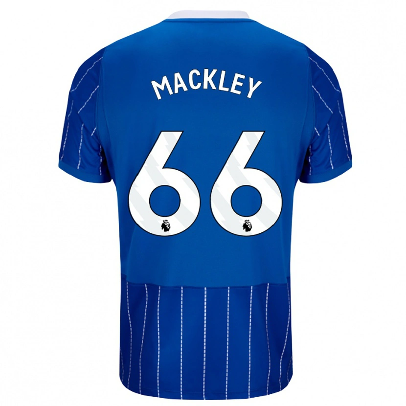 Danxen Kinder Callum Mackley #66 Mittelblau Weiß Heimtrikot Trikot 2026/27 T-Shirt Österreich