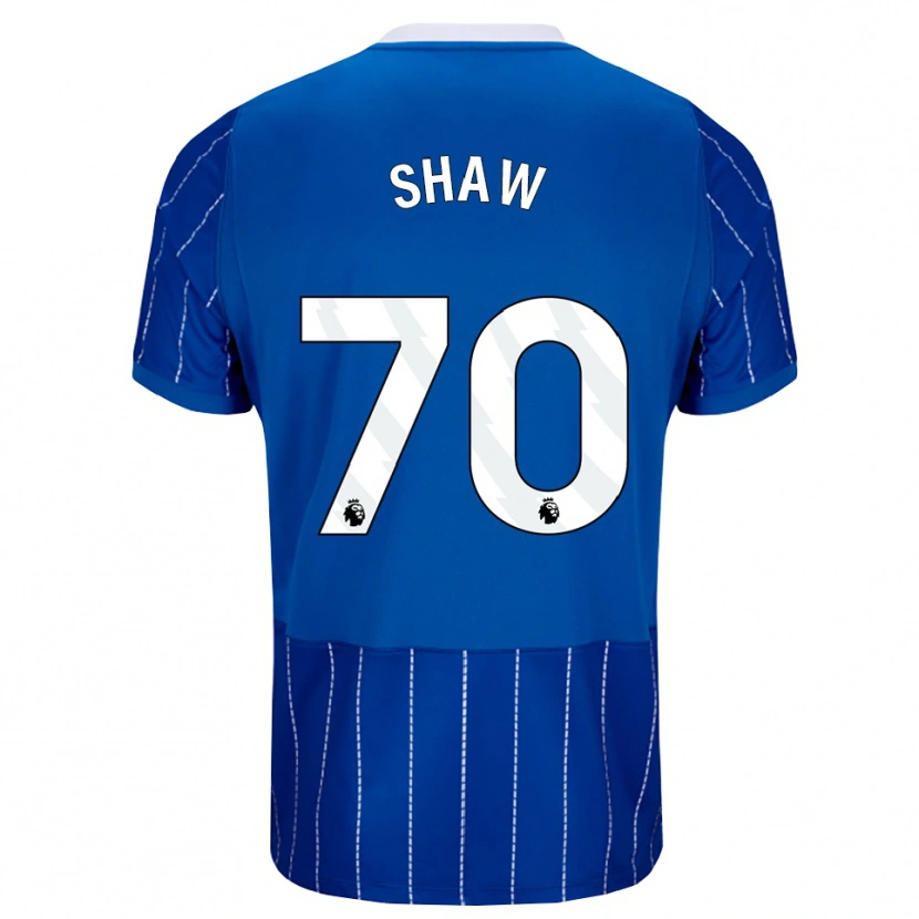 Danxen Kinder Kofi Shaw #70 Mittelblau Weiß Heimtrikot Trikot 2026/27 T-Shirt Österreich