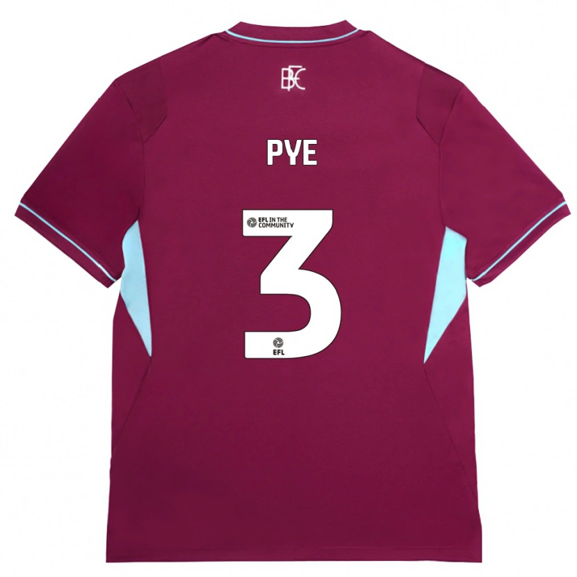 Danxen Kinder Logan Pye #3 Burgund Grün Heimtrikot Trikot 2026/27 T-Shirt Österreich