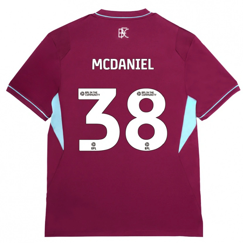 Danxen Kinder Louise Mcdaniel #38 Burgund Grün Heimtrikot Trikot 2026/27 T-Shirt Österreich