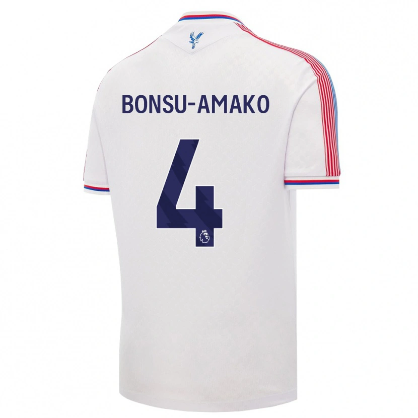 Danxen Kinder Sebastian Bonsu-Amako #4 Weiß Rot Blau Heimtrikot Trikot 2026/27 T-Shirt Österreich