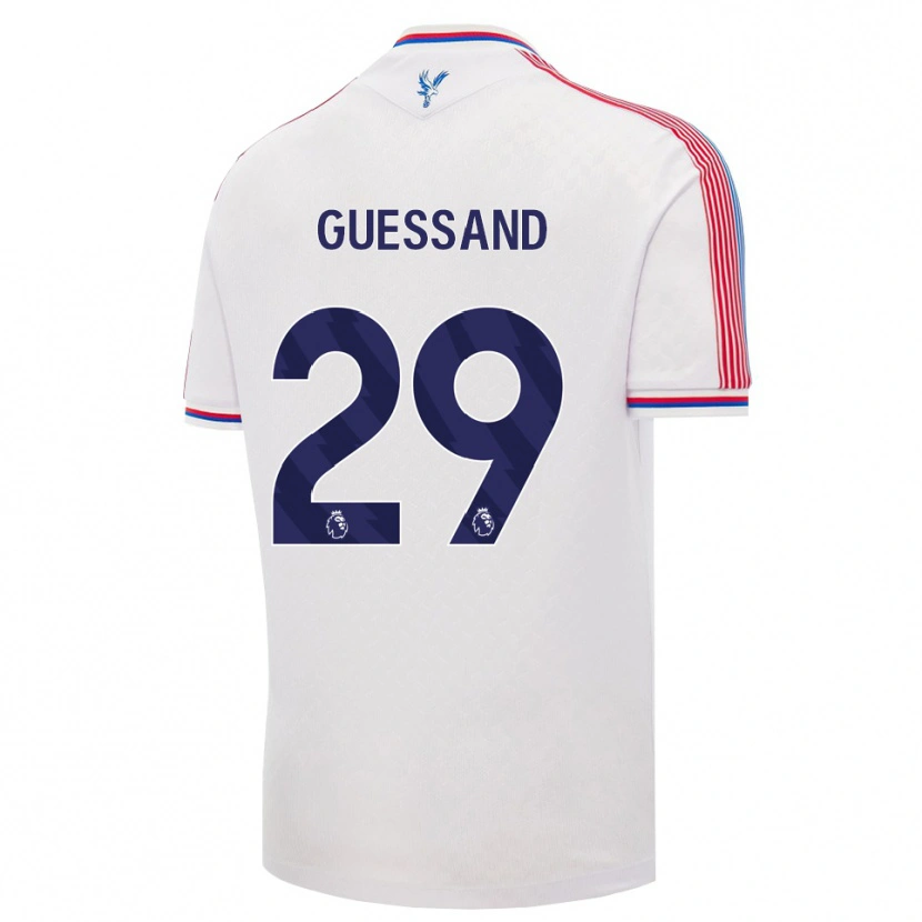 Danxen Kinder Evann Guessand #29 Weiß Rot Blau Heimtrikot Trikot 2026/27 T-Shirt Österreich