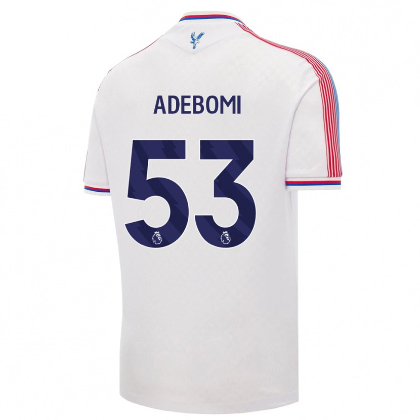 Danxen Kinder Ademola Ola Adebomi #53 Weiß Rot Blau Heimtrikot Trikot 2026/27 T-Shirt Österreich