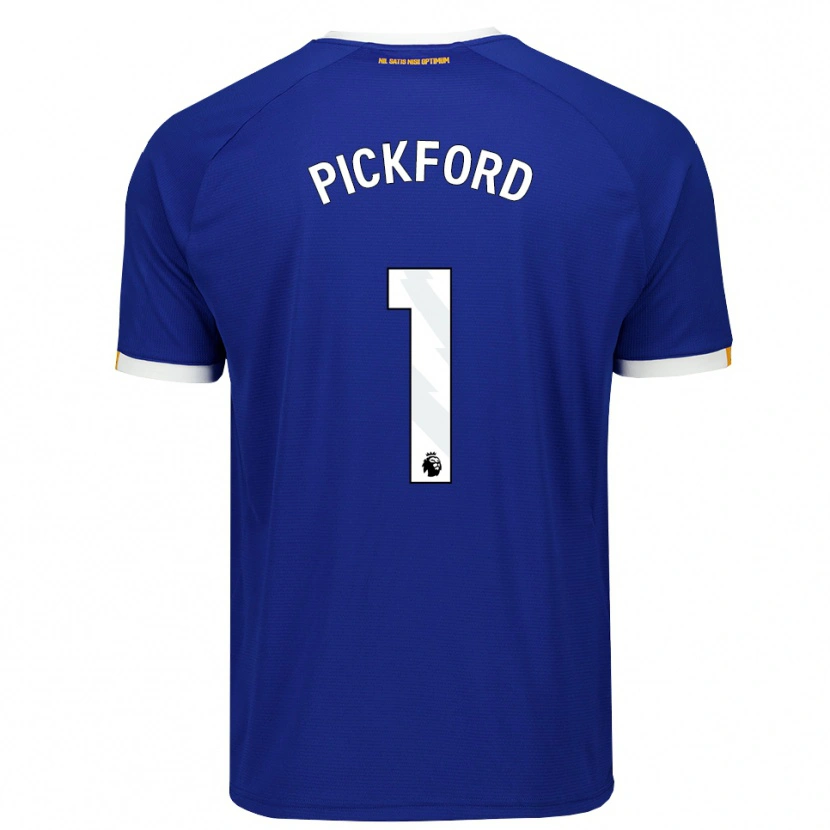 Danxen Kinder Jordan Pickford #1 Blau Weiß Gelb Heimtrikot Trikot 2026/27 T-Shirt Österreich