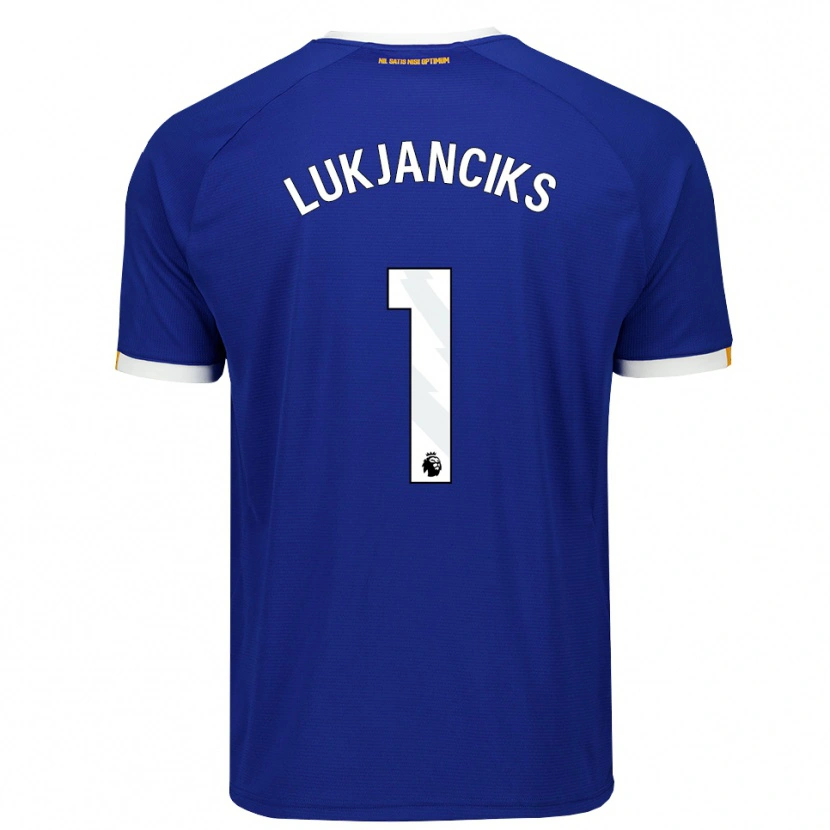 Danxen Kinder Douglass Lukjanciks #1 Blau Weiß Gelb Heimtrikot Trikot 2026/27 T-Shirt Österreich