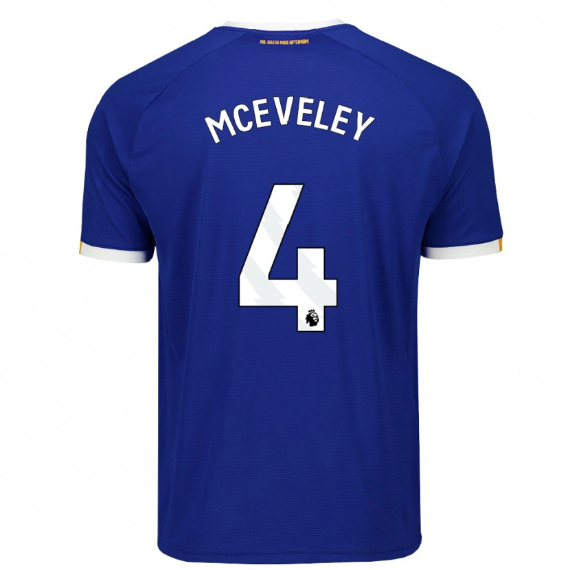 Danxen Kinder Harlow Mceveley #4 Blau Weiß Gelb Heimtrikot Trikot 2026/27 T-Shirt Österreich