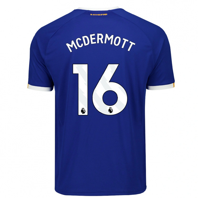 Danxen Kinder Tom Mcdermott #16 Blau Weiß Gelb Heimtrikot Trikot 2026/27 T-Shirt Österreich