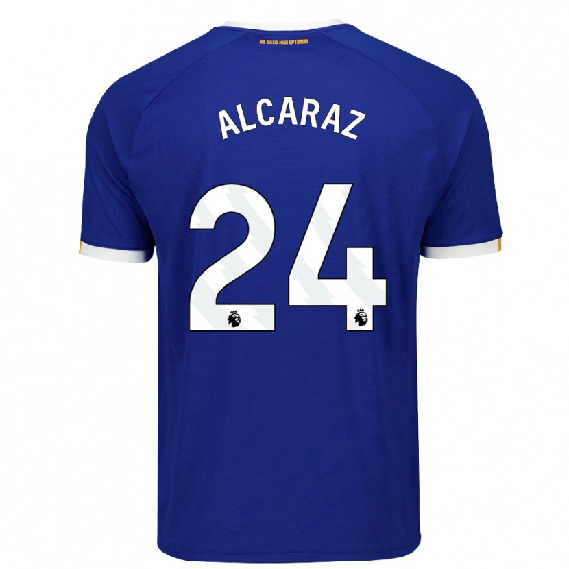 Danxen Kinder Carlos Alcaraz #24 Blau Weiß Gelb Heimtrikot Trikot 2026/27 T-Shirt Österreich