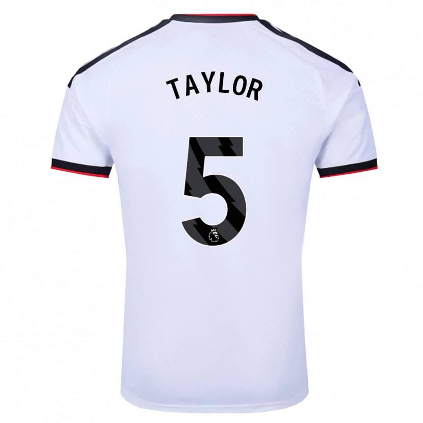Danxen Kinder Archie Taylor #5 Weiß Schwarz Rot Heimtrikot Trikot 2026/27 T-Shirt Österreich