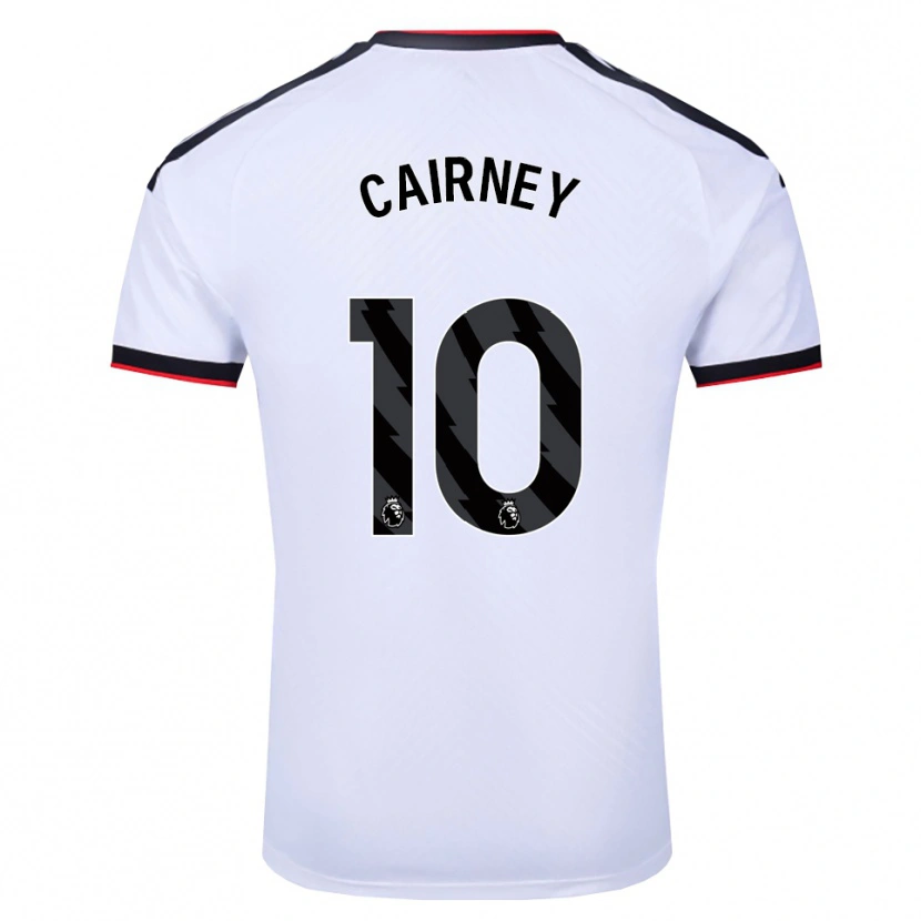 Danxen Kinder Tom Cairney #10 Weiß Schwarz Rot Heimtrikot Trikot 2026/27 T-Shirt Österreich