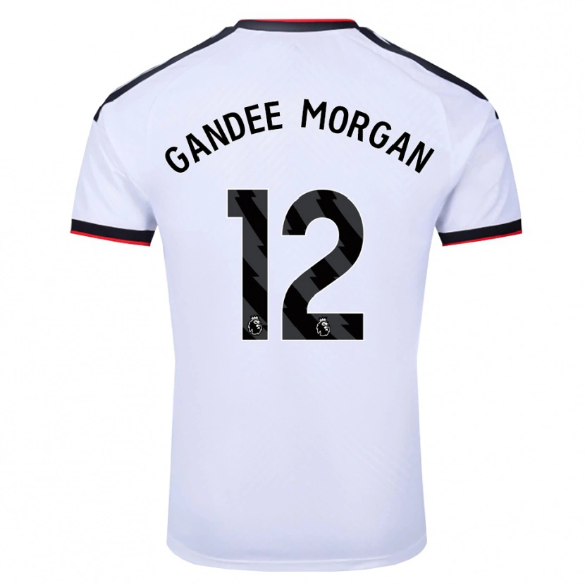 Danxen Kinder Stella Gandee Morgan #12 Weiß Schwarz Rot Heimtrikot Trikot 2026/27 T-Shirt Österreich