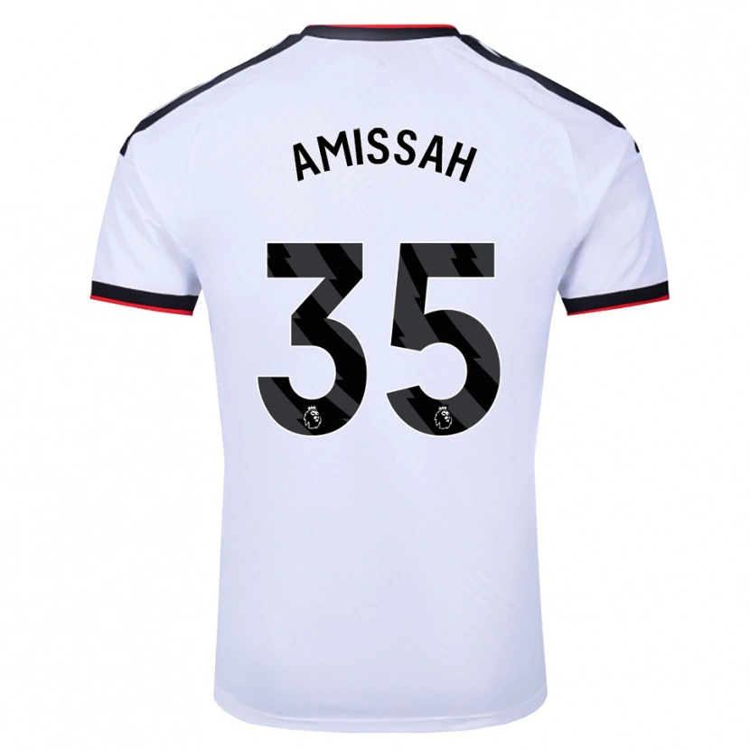 Danxen Kinder Sam Amissah #35 Weiß Schwarz Rot Heimtrikot Trikot 2026/27 T-Shirt Österreich