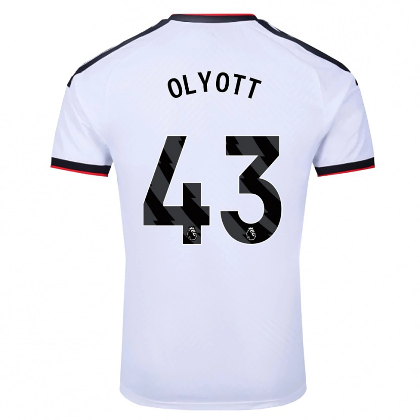 Danxen Kinder Tom Olyott #43 Weiß Schwarz Rot Heimtrikot Trikot 2026/27 T-Shirt Österreich