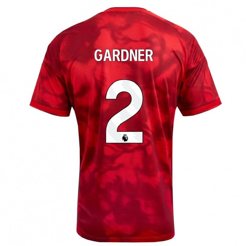 Danxen Kinder Daniel Gardner #2 Karmesin Weiß Heimtrikot Trikot 2026/27 T-Shirt Österreich