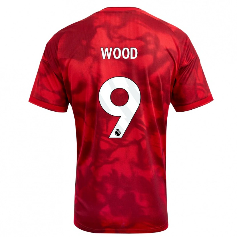 Danxen Kinder Chris Wood #9 Karmesin Weiß Heimtrikot Trikot 2026/27 T-Shirt Österreich
